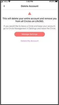 delete Life360 account | Does Deleting Life360 Stop Location Sharing on iPhone