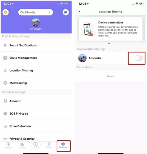 disable location sharing Life360 | Turn Off Location On Life360 Without Anyone Knowing