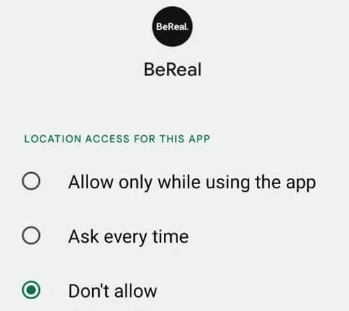 BeReal の位置情報を無効にする Android | BeReal の位置情報を削除する