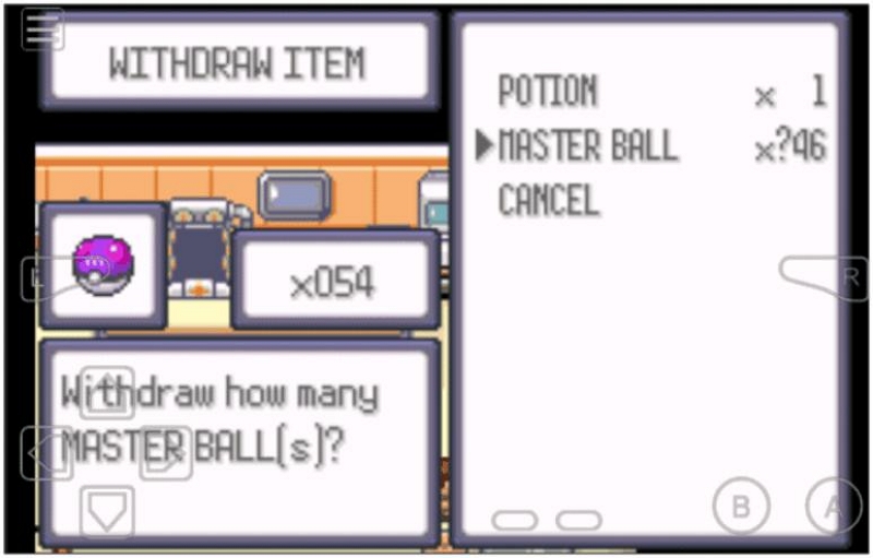 GameShark Codes | pokemon emerald master ball cheat