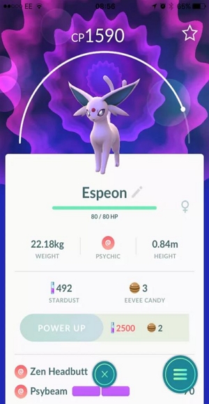 espeon | eevee evolutions pokemon go