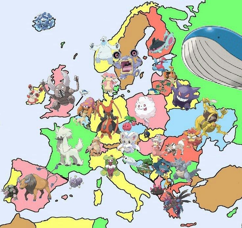 ヨーロッパ ポケモン ゴー 地域マップ | ポケモン ゴー 地域マップ