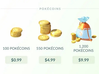 exchange dollars for PokeCoins | pokemon go coins