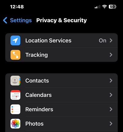 Enable App Permission to Access Your Location | Share My Location is Greyed Out