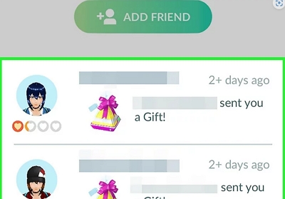 Friends' Gifts | get more pokeballs