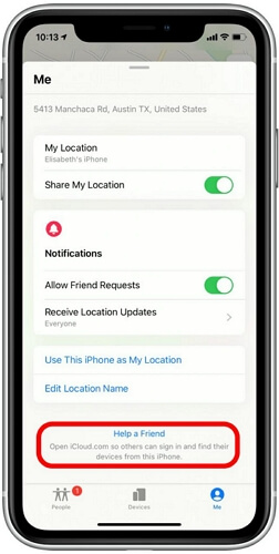 tap Use This iPhone as My Location | Fake Your Location on iPhone Without Computer