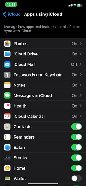 tap iCloud | Why Can’t I Stop Sharing My Location with Someone on iPhone