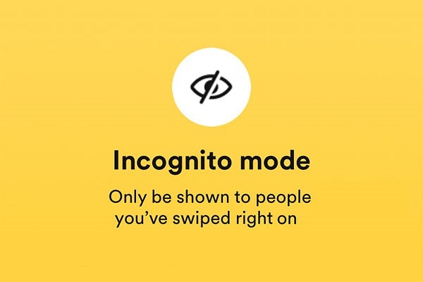 incognito mode | bumble incognito mode