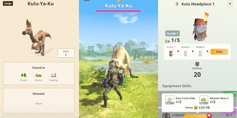 kulu headpiece grade | monster hunter now map not loading