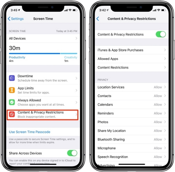 always allow | how to turn off location on iphone