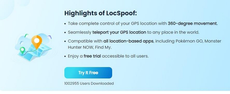 LocSpoof | モンスターハンター ナウ GPS ジョイスティック