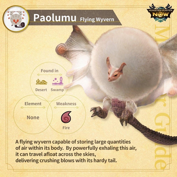 MHN 中的 Paolumu |魔物獵人現在的泡魯姆