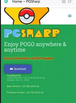 PGsharp | fake gps go location spoofer