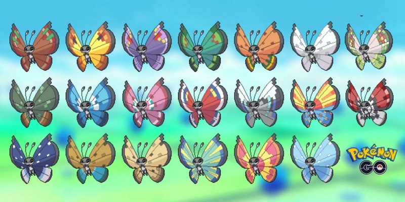 Begeben Sie sich auf Ihr globales Vivillon-Abenteuer | Pokemon Go Vivillon-Karte