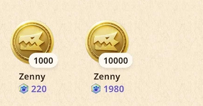 Buy Zenny | monster hunter now gems