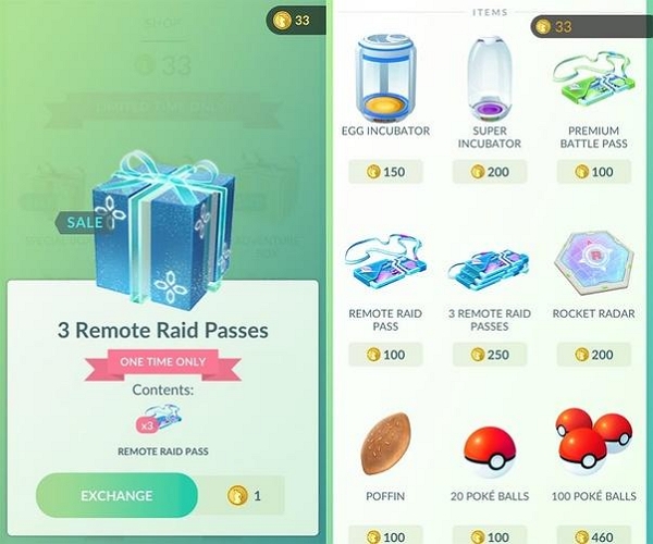 Remote-Raid-Pässe | seltenste Pokémon in Pokémon Go