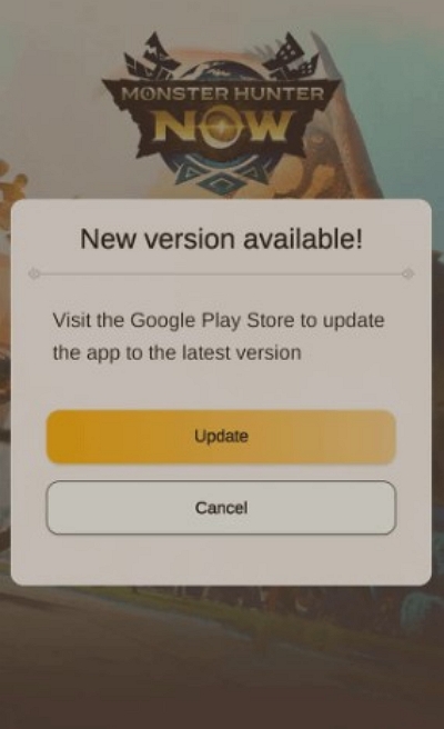 restart the app | fake gps not working monster hunter now
