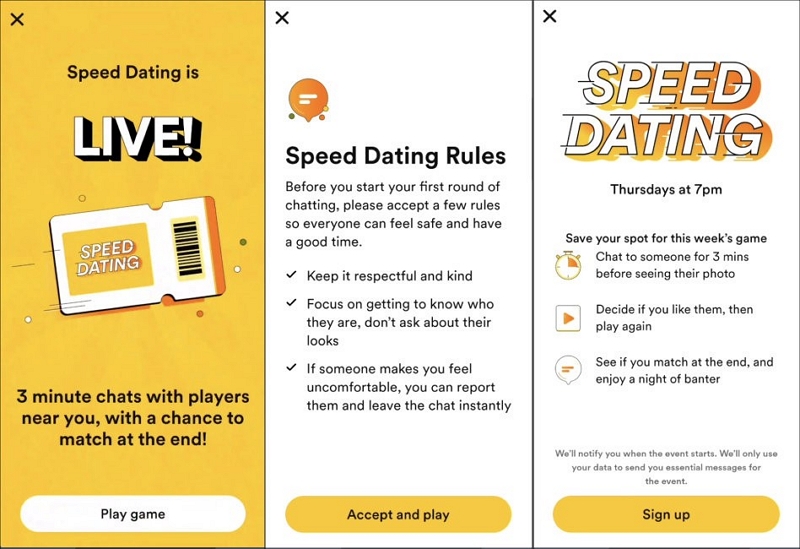 speed dating | how does bumble speed dating work