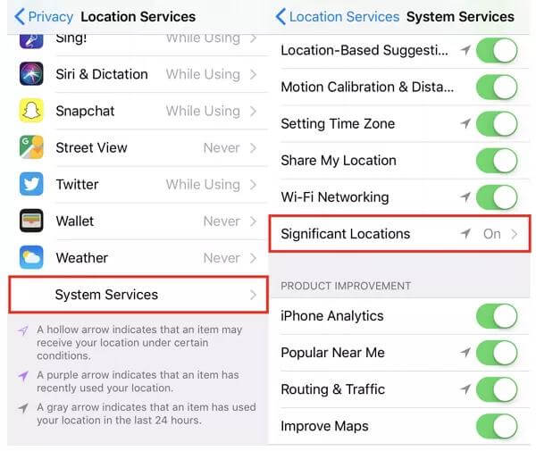 tap Significant Location | Why Can’t I See My Significant Locations on iOS