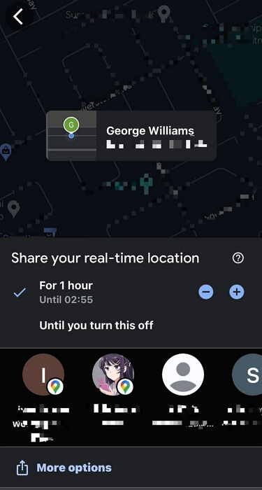 choose the way of sharing location | Change App Store Location