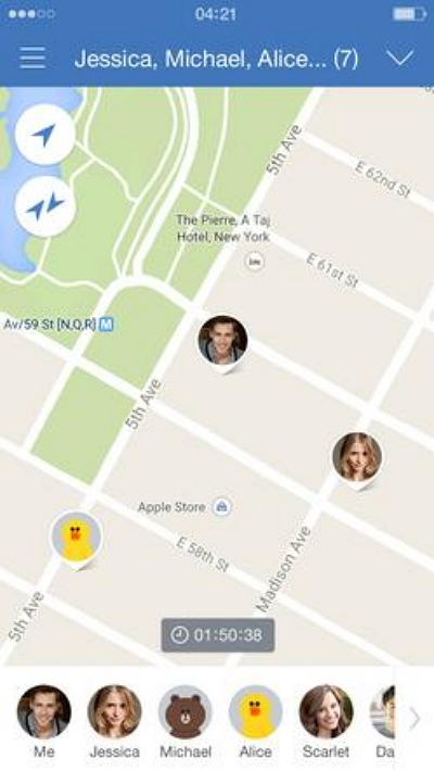 Share Location | how to share location on line app