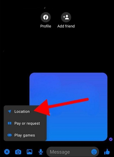 Share Location with Friends via Facebook Messenger | share location with friends