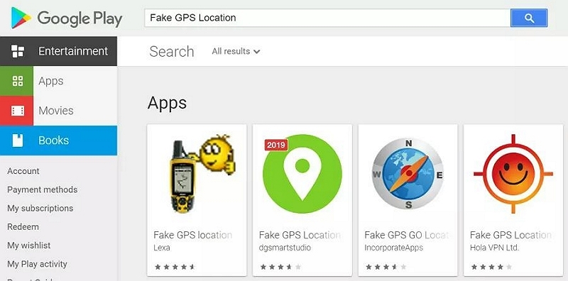 Lexa Fake GPS | location spoofer