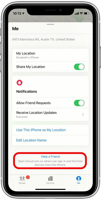 share location from another iOS device | Temporarily Stop Sharing Location iPhone