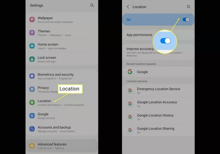 locate Location feature | Stop Seeing Someone Location