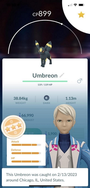 umbreon | eevee evolutions pokemon go