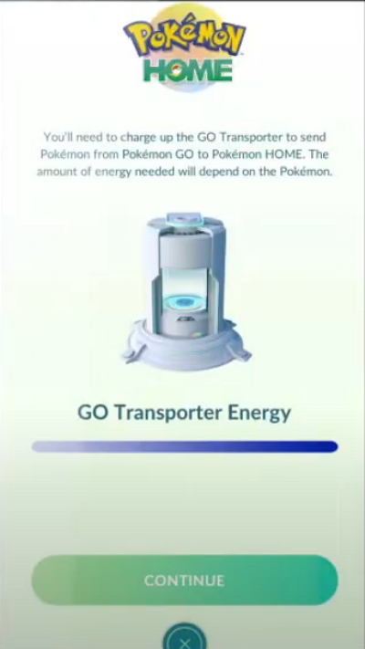 Go Transporter | mythisches Pokémon