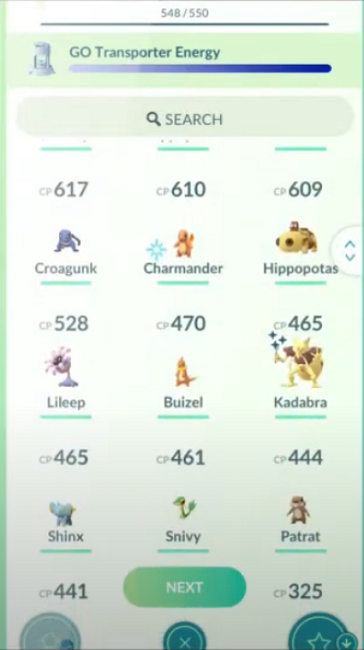 transfer from your collection | mythical pokemon