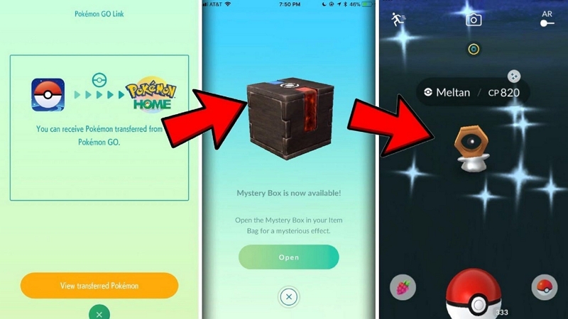 unlocking a mystery box | mythical pokemon