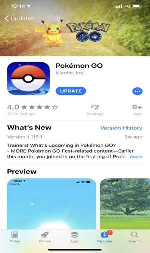 update pokemon go app | pokemon go adventure sync not working