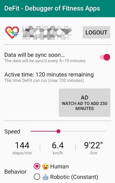 enabled Adventure Sync in Pokémon Go | defit pokemon go