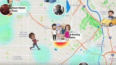 Snapchat マップとは | Snapchat マップ上の偽の位置